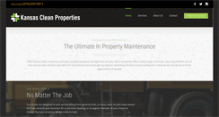 Desktop Screenshot of kansascleanproperties.com